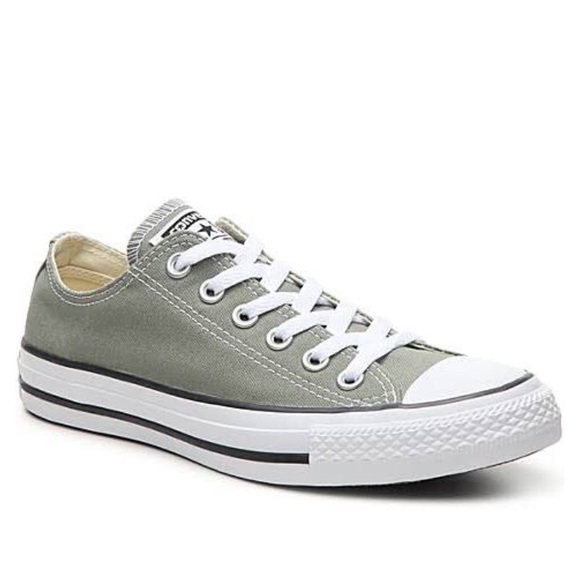 army green converse womens